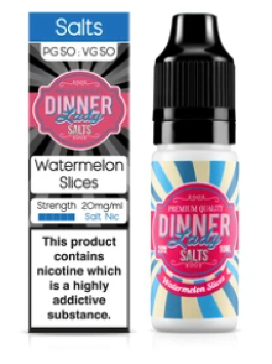 Dinner Lady Watermelon Ice, NicSalt 10 ml